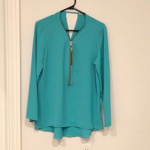 Aqua colored high low top